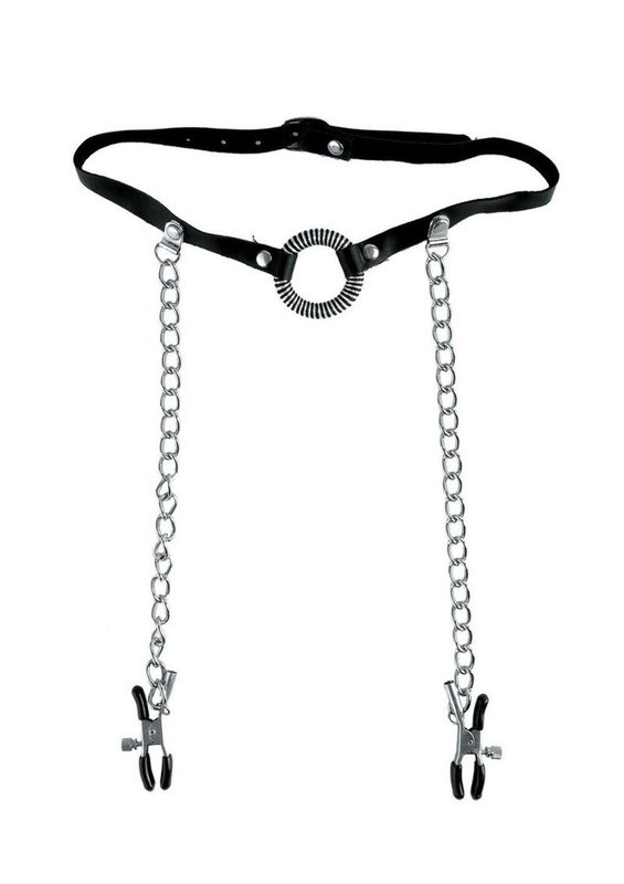 Fetish Fantasy Series Limited Edition O-Ring Gag and Nipple Clamps