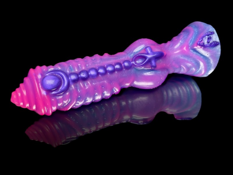 Fantasy Demon Anubis Dildo 4 Sizes Silicone Knotted Monster Toy FlirtyDawg