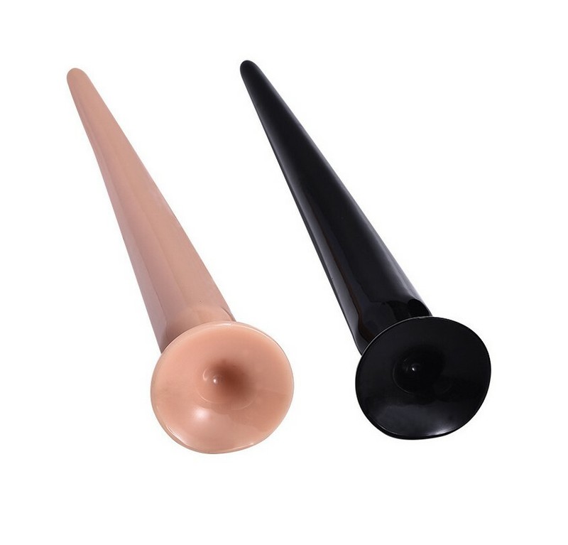 Super Long Dildo Male Prostate Massager Anal Butt-Plug Use Lubricant Extra Big gallery