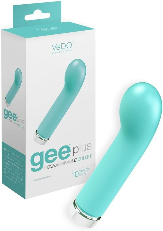 VeDO GEE PLUS Rechargeable G-Spot Bullet Vibe – Tease Me Turquoise