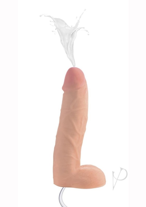 Loadz Dual Density Squirting Dildo - 10in - Vanilla gallery