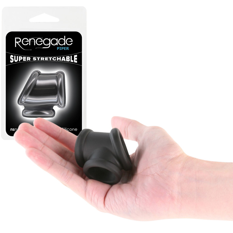 Silicone Stretchy Cock and Balls Ring Male Penis Enhancer Stretcher Prolong Sex