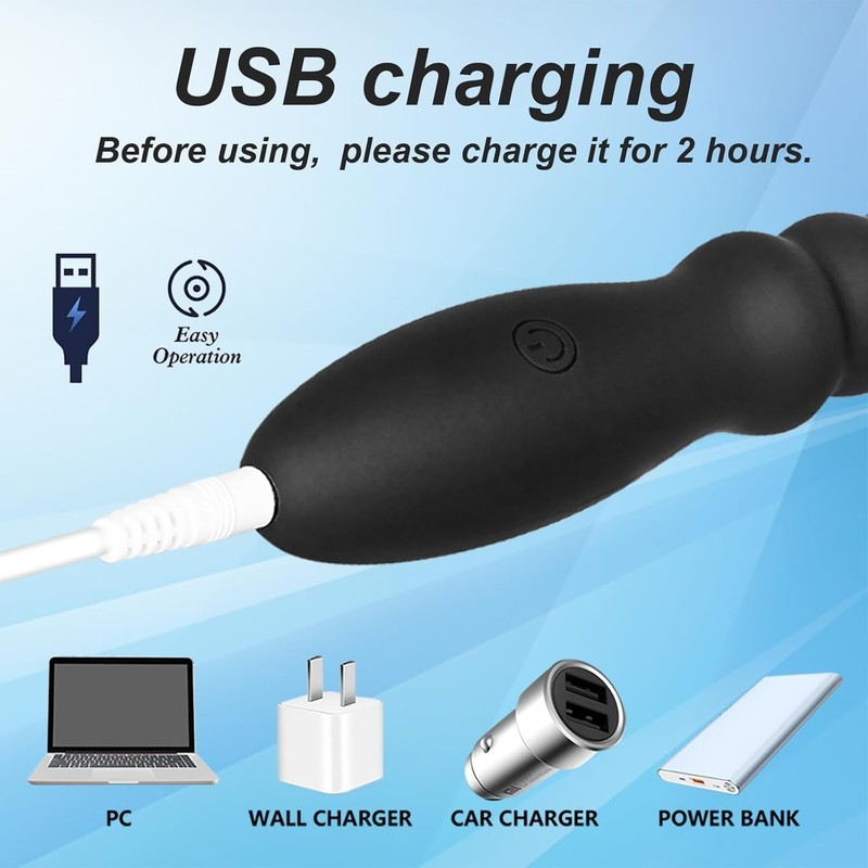 USB Rechargeable Anal Vibrator with Multiple Settings for Intense Satisfaction gallery