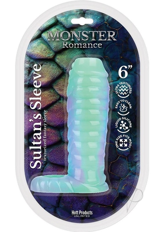 Monster Romance Sultan`s Silicone Sleeve – Blue/Purple