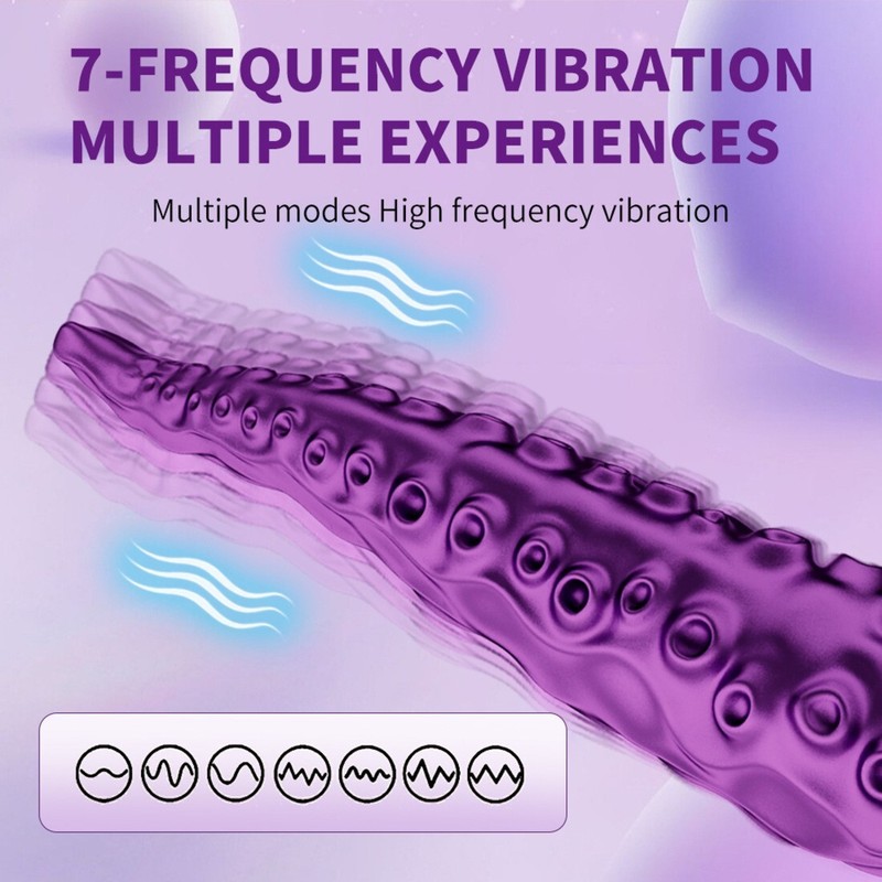 Octopus Tentacle Vibrator Dual Motors for Clitoral Vagina Anal Nipples Massager gallery