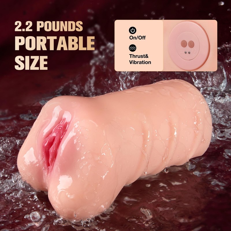 Male Masturbator Adult Sex Toys ZEMALIA Smart APP Controlled Pocket Vagina P... gallery