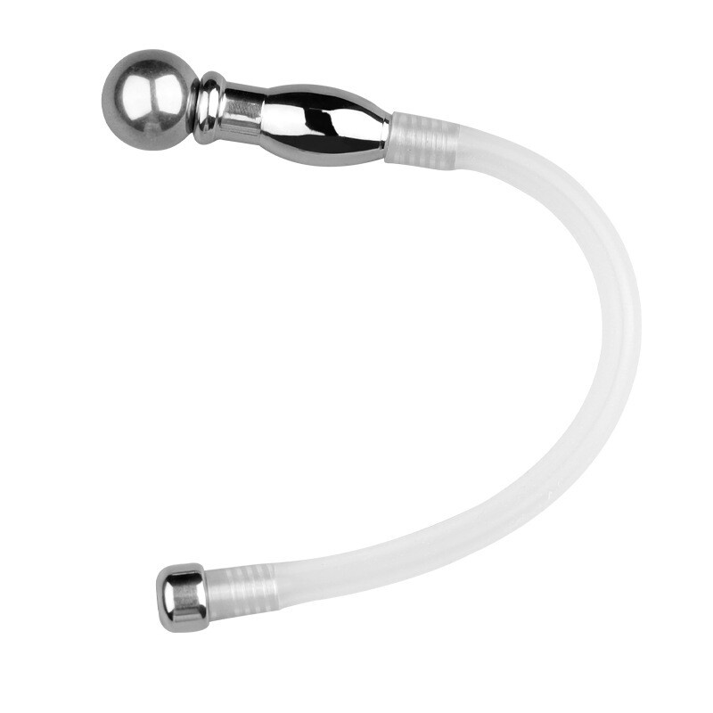 Silicone Urethral Dick Trainer Stainless Plug Stretcher Dilator Enhancer BDSM