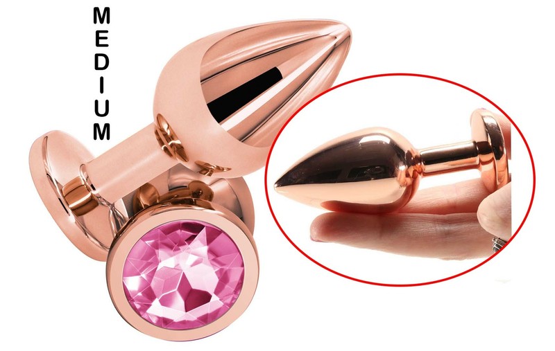 Women Male Metal Anal Plug Butt Insert Anus Trainer Adult Sex Toys For Couple