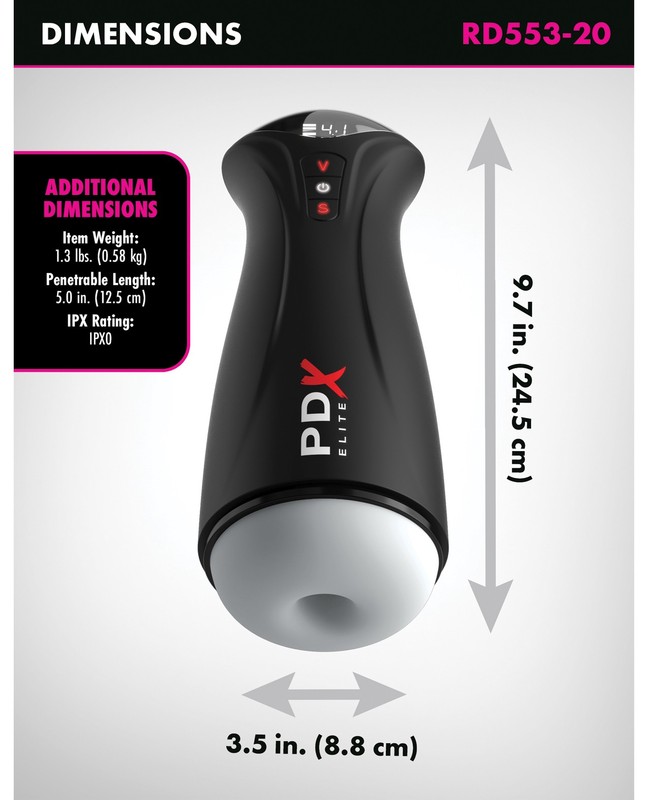 PDX Elite Fap-Gasm Stroker - Frosted gallery