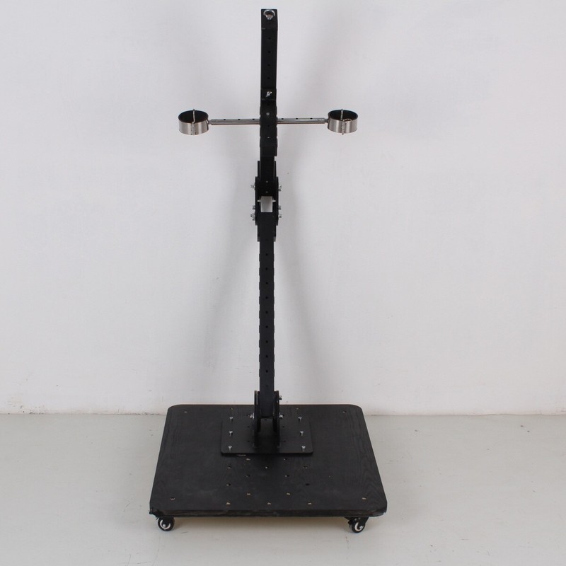 New Stand Metal Frame Female Slavers Torture Binding Restraint Training Hancuff gallery