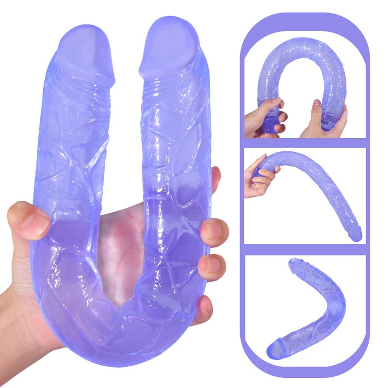 15.3&Prime; Double Head Dildo Double Sided Dong Dual Ended Dildo Sex toys for Women