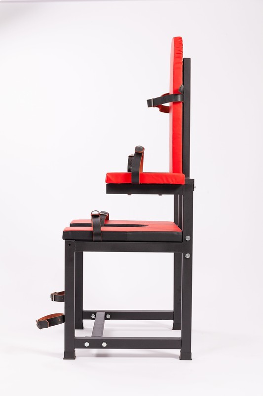 Queen Bondage Restraint Chair – Punishment Furniture w/Handcuffs Footcuffs BDSM gallery