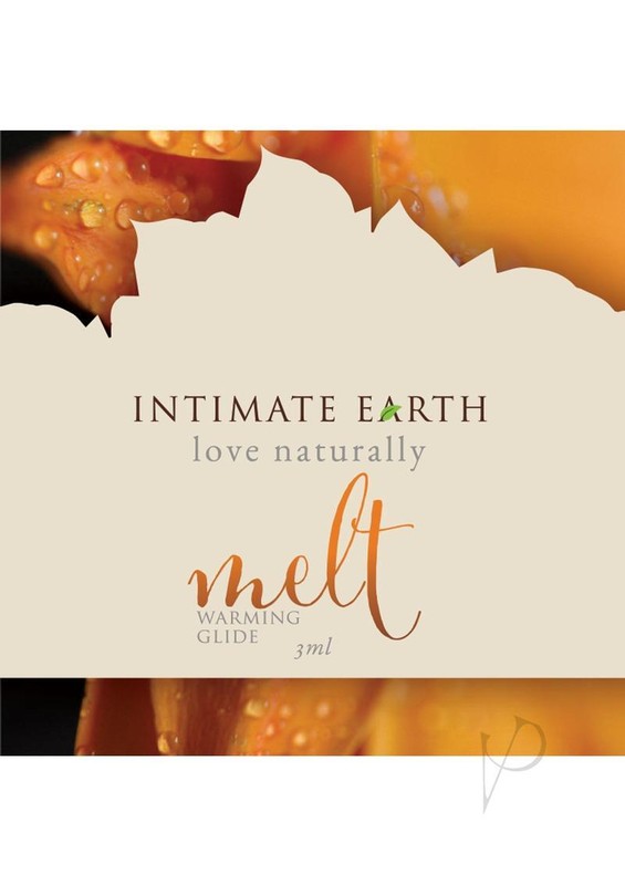 Intimate Earth Melt Warming Glide Lubricant Cinnamomum Zeylanicum Bark 3ml Foil