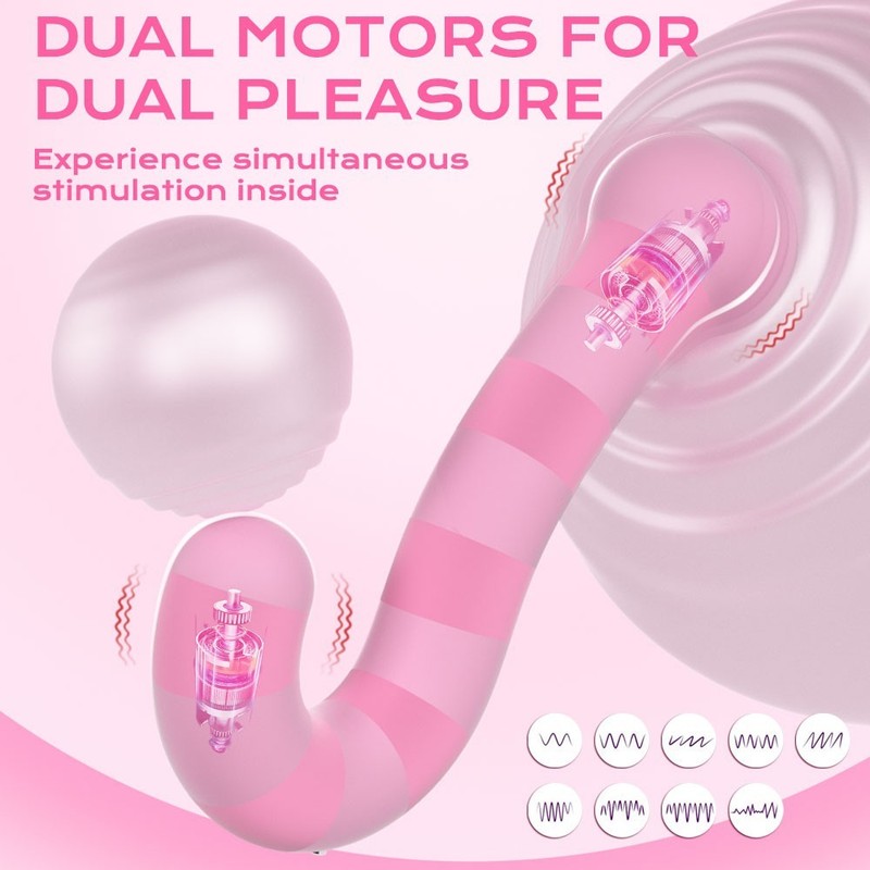 APP Controlled G Spot Stimulation Vibrator Dual Motor Remote Couples Massager gallery