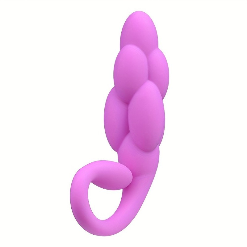 1Pc Colorful Mini Liquid Silicone Tail Plug, Soft G-spot & Anal Stimulator gallery