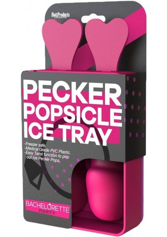 Bachelorette Party Pecker Popsicle Ice Tray 2 Molds – Pink
