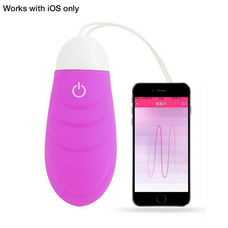 App Controlled Rechargeable Wearable Love Egg Vibrator 10 Speed Sex Toy Women