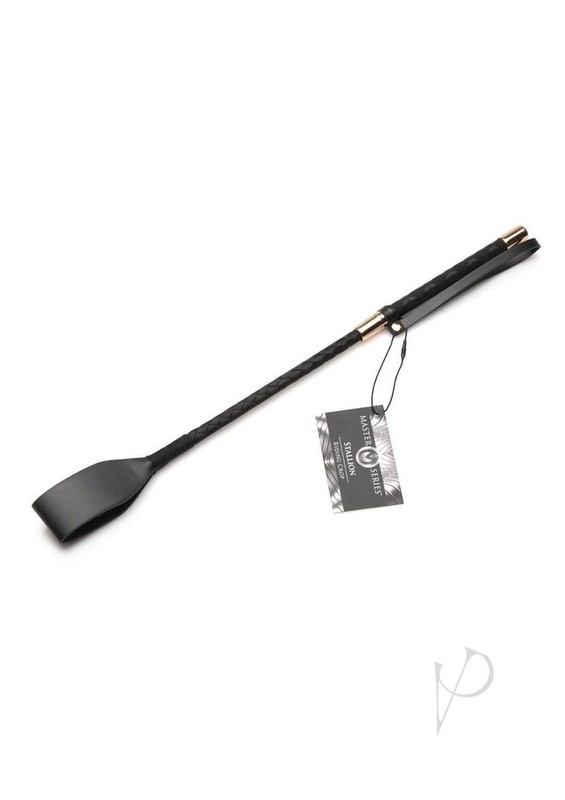 Master Series Stallion Riding Crop 18in – Black