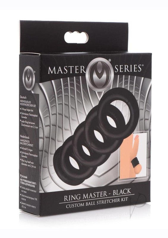 Master Series Ring Master Ball Stretching Kit (6 piece kit) – Black