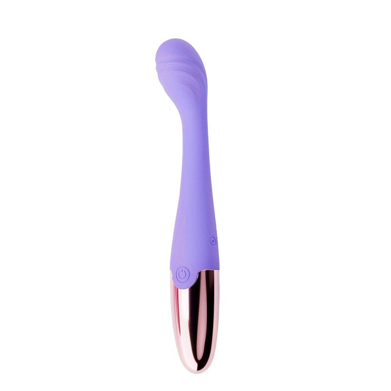 G-Spot Vibrator for Women 10 Modes USB Rechargeable Silicone Wand Purple