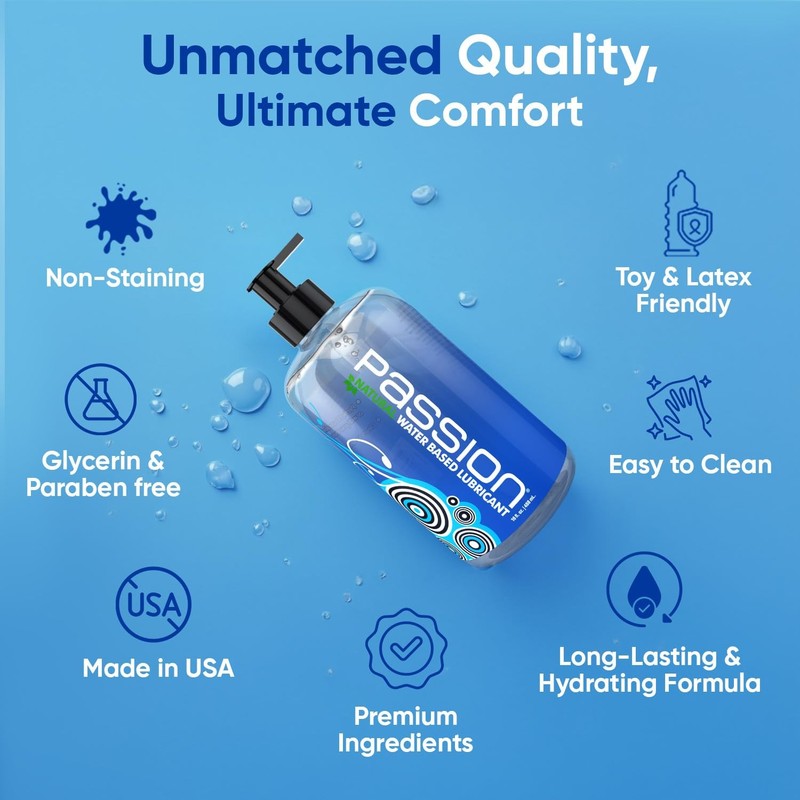 Passion Natural Water-Based Lubricant - 2 oz gallery