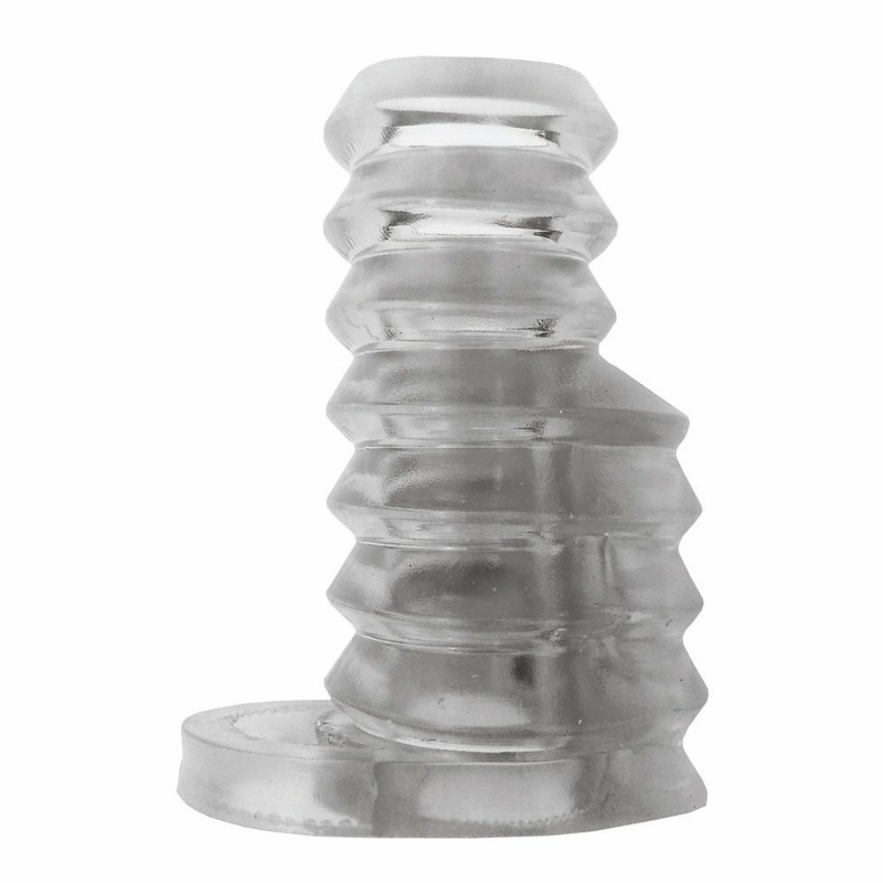 Thick Boy Vibrating Turbo Power Penis Sleeve Cock Girth Enhancer Sheath