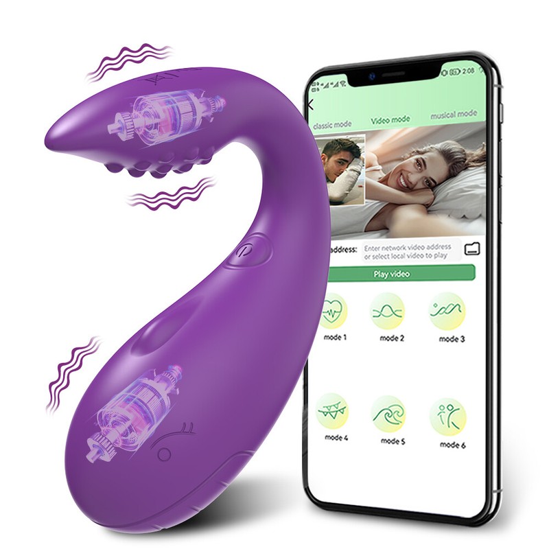 Wireless APP Remote Control Bullet Egg Vibrator G-Spot Dildo Sex Toys For Women