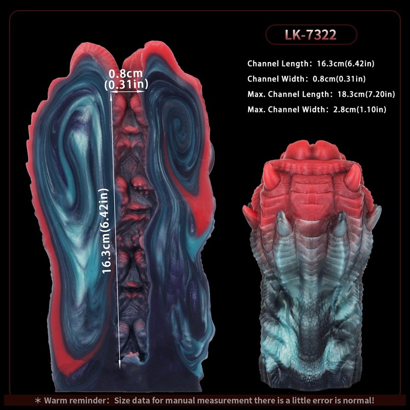 Realistic Lip Channel Pocket Stroker Silicone Fantasy Male Masturbator Sex Toys gallery