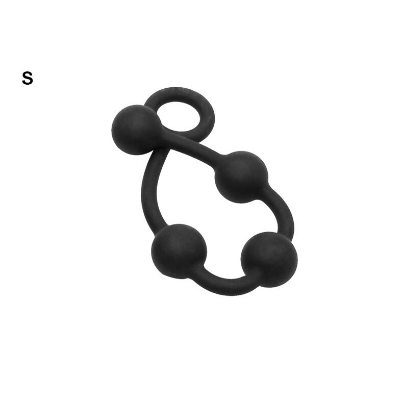 Silicone/Glass Anal Beads Balls Butt Plug Sex Toys for Women Prostate Massager
