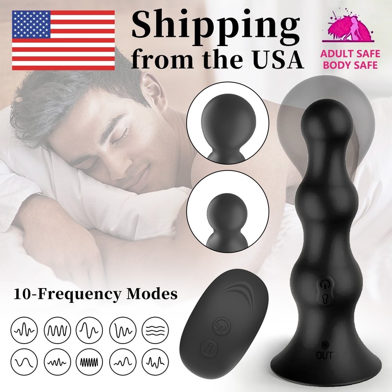Inflatable Anal Vibrator Butt Plug Male Prostate Massager Sex Toys For Men Women