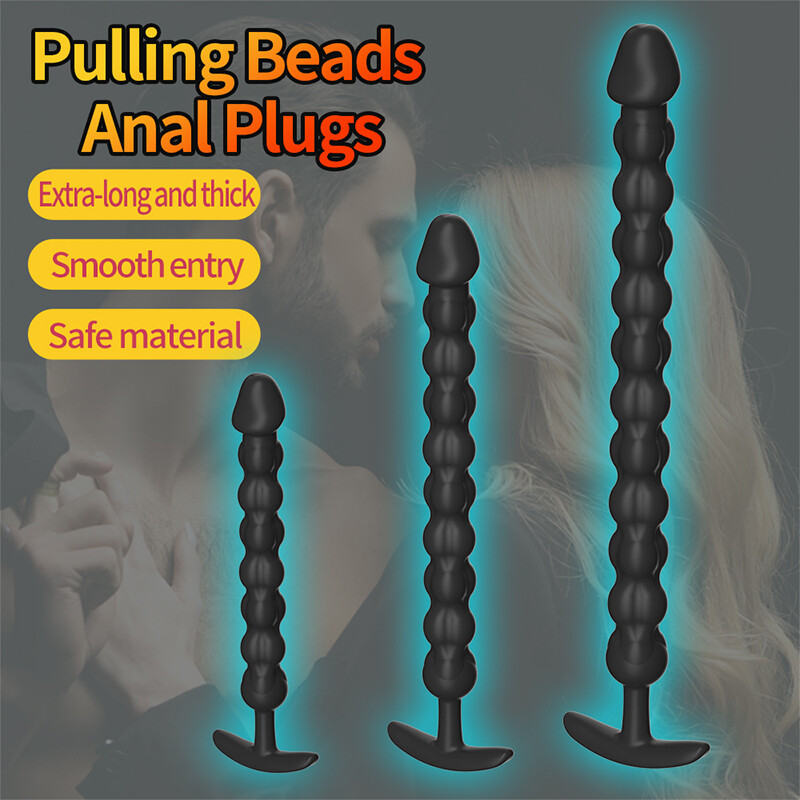 3 Size Silicone Anal Training Starter Beginner Anal Trainer Butt Plug Black Men gallery