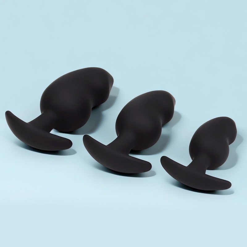 Silicone Butt Plug Anal Dilator Wearable Butt Plug with Ergonomic Anchor Tail... gallery