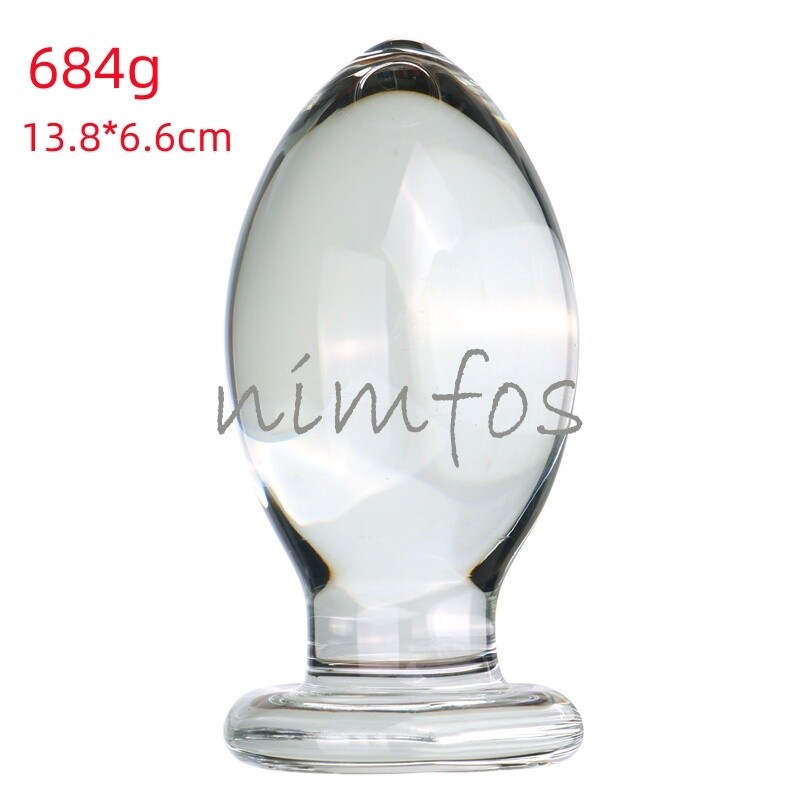 Classics Glass Anal Plugs Large Diameter 7cm Toys Masturbator Training Lesbian gallery