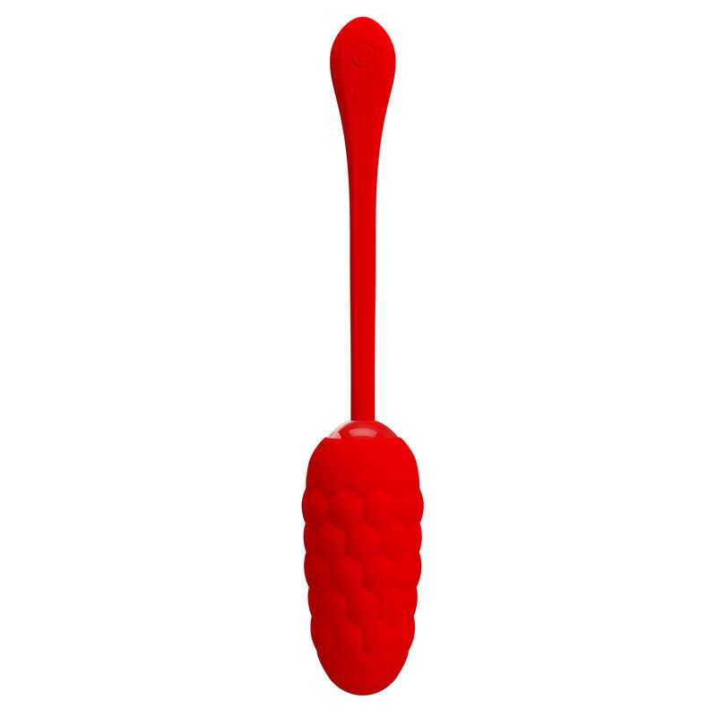 PRETTY LOVE Oeuf Vibrant Texture Marine Rechargeable Rouge gallery