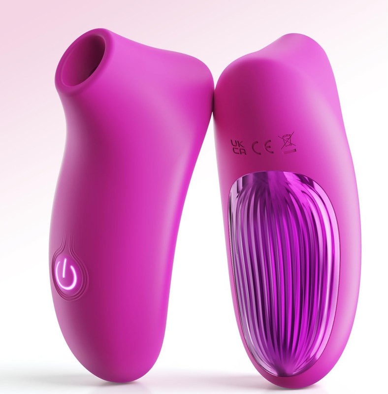 Air Pulse Clitoral Vibrator Bright Purple Ergonomic Design for Enhanced Pleasure gallery
