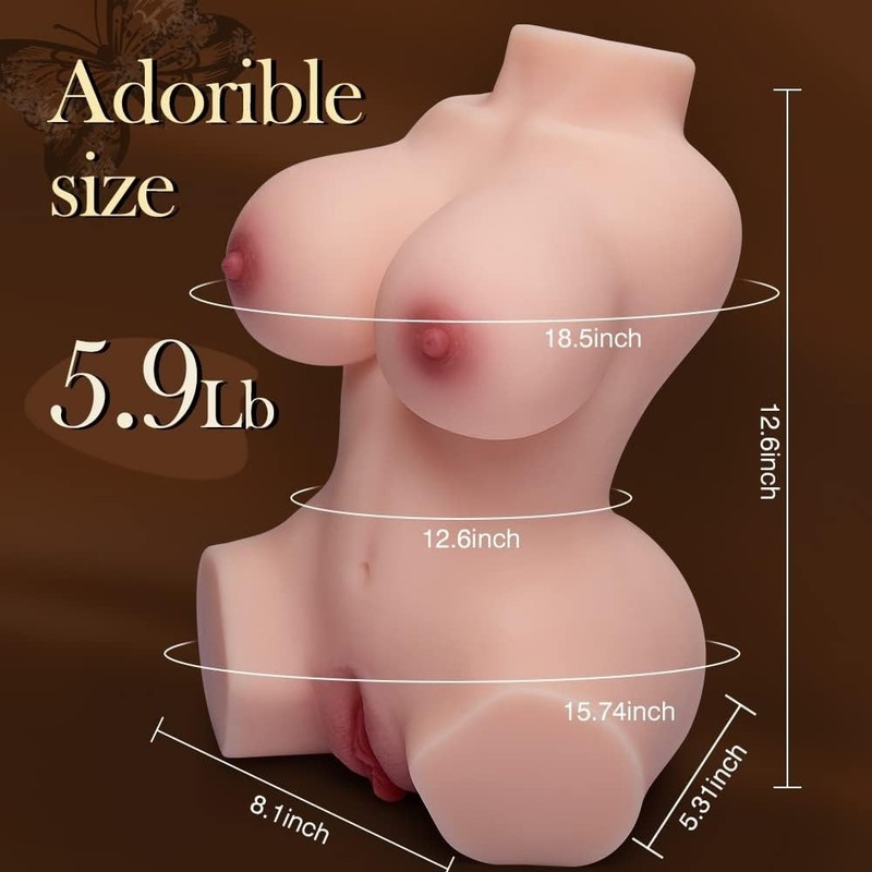 Doll Male Masturbator Realistic Vagina Pocket Pussy Big Boobs Sex Toys For Man gallery