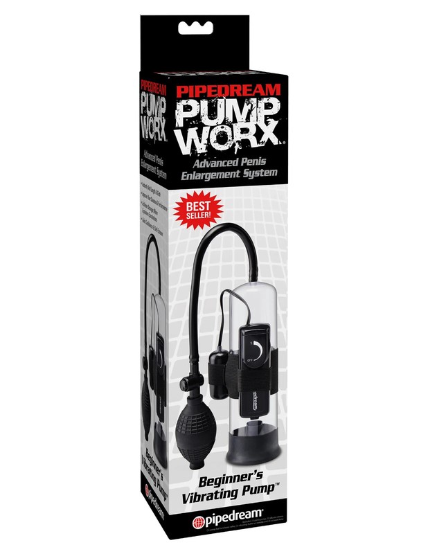 VIBRATING Penis Pump Worx Enlarger for Men Enlargement Dick Stretcher Extender