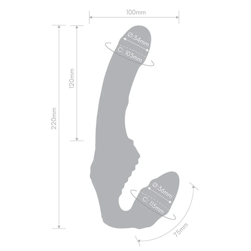Together Strapless Remote Control Vibrator Pink gallery