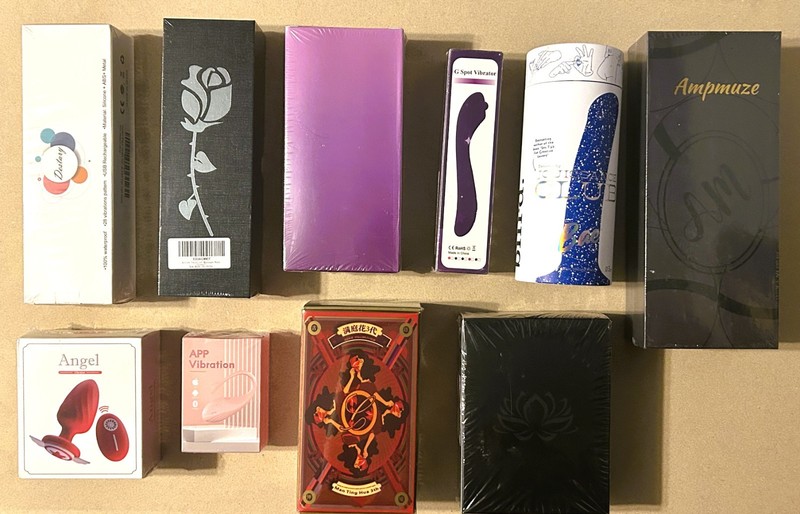 Womens Special Mixed Lot Sexual Wellness Sex Toys Bundle Dildos Vibrators 10 Pc