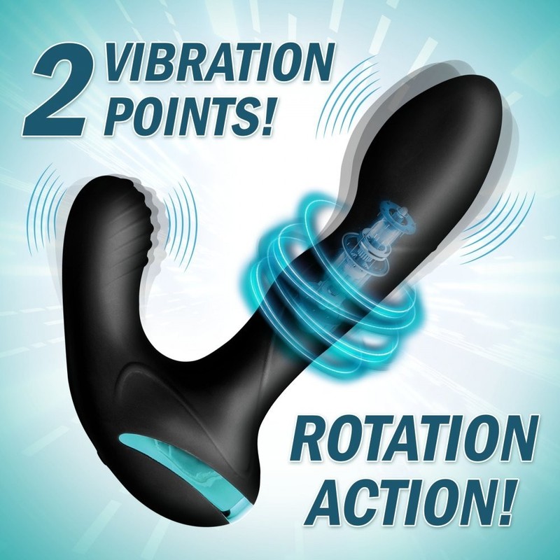 Maverick Rotating Vibrating Silicone Prostate Stimulator gallery