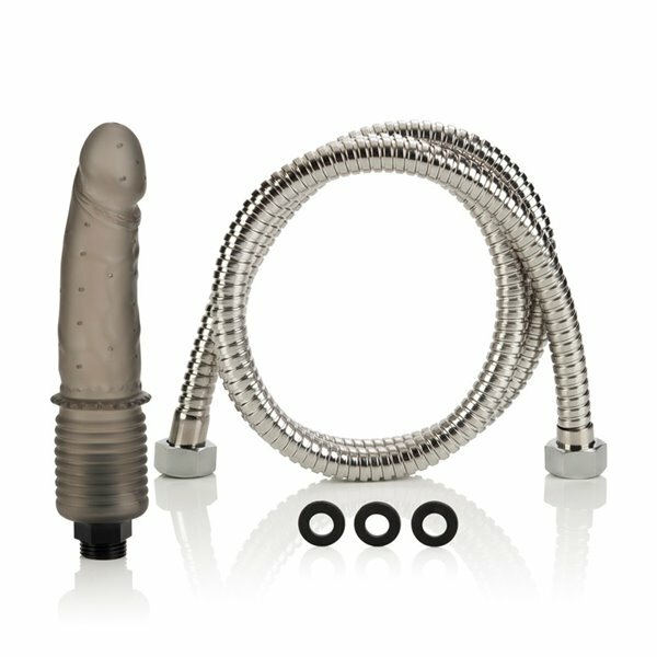 Colt Shower Shot Douche Enema Kit + Removable Squirting Realistic Dildo Nozzle gallery