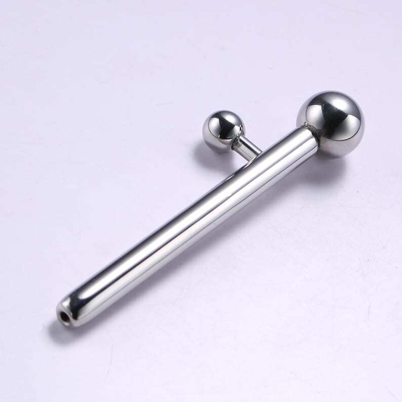 Prince Albert Wand Hollow Urethral Sounding Stretcher Penis Plugs