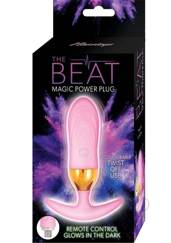 The Beat Magic Power Rechargeable Silicone Plug – Pink
