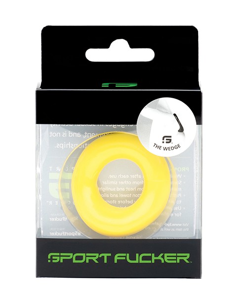 Penis Ring Body-Safe C-Ring Yellow Sport Loveer Wedge Stretch gallery