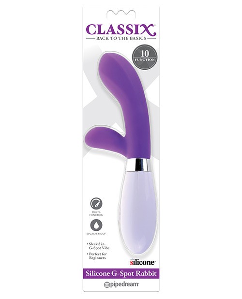 Classix Silicone G-Spot Rabbit – Purple