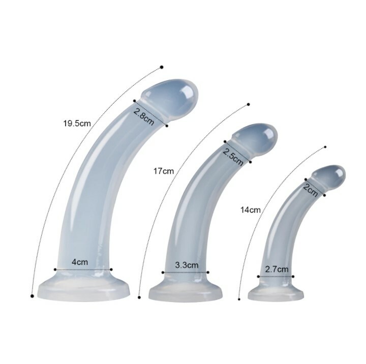 Realistic Huge Dildo Suction Cup 3 Sizes Butt Plugs Anal G-spot Sex Toys Women