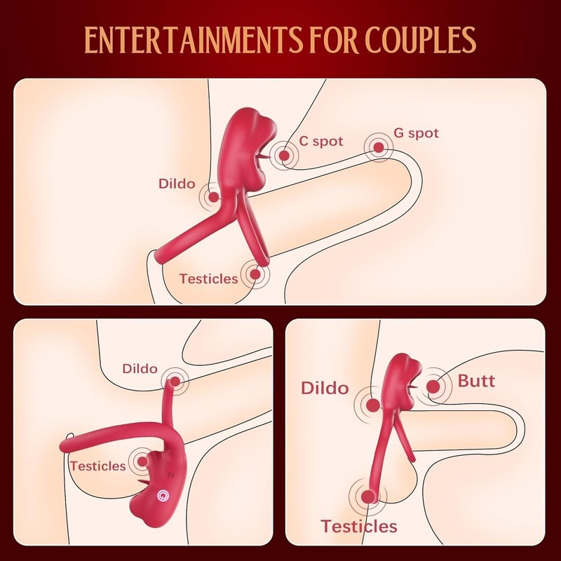 Waterproof Couples Adult Sex Toy with 9 Vibrations for Male Female gallery