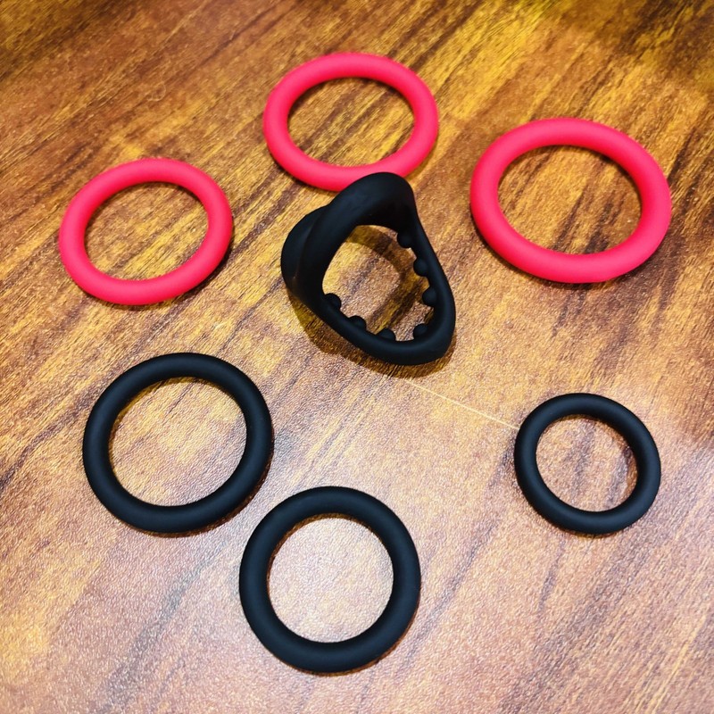 Penis Cock Ring Erection Enhancer Delay Ejaculation Male Sex Toys For Men Couple