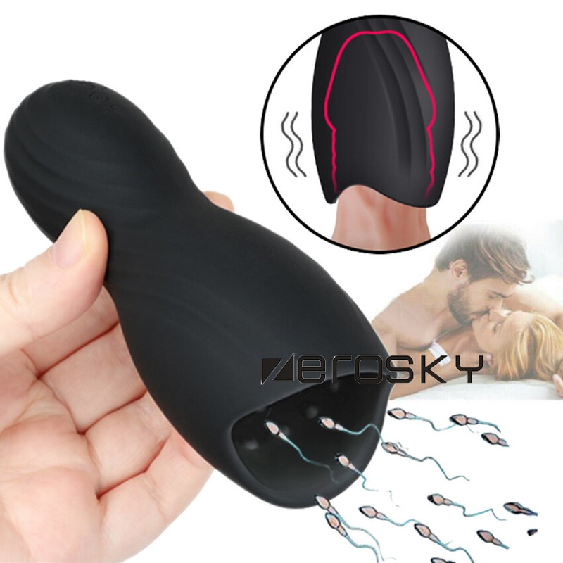 Rechargeable Automatic Blow Job Male Masturbator Machine Oral Sex Toys for Men