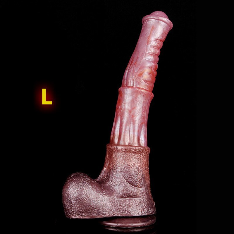 8.8Cm Thick Realistic Penis Huge Anal Orgasm Masturbators with Sucker Sex Toys